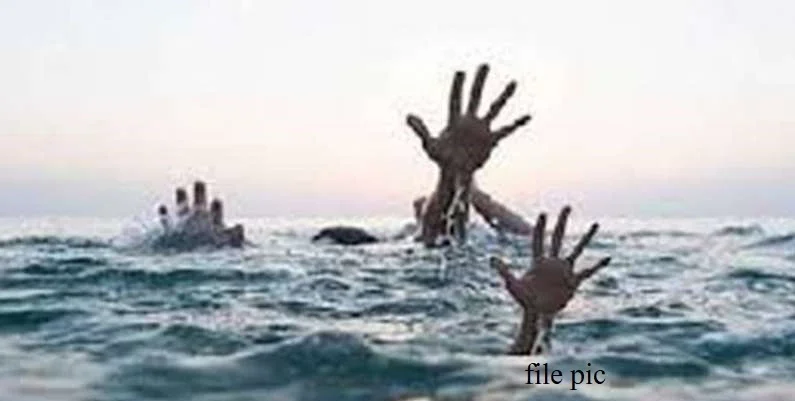 नदी में डूबने से किशोर समेत दो की मौत ; घर परिवार में मातम