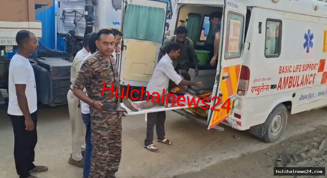 अनियंत्रित हाईवा की चपेट में आने से ठेला चालक की मौत ; चालक हिरासत में