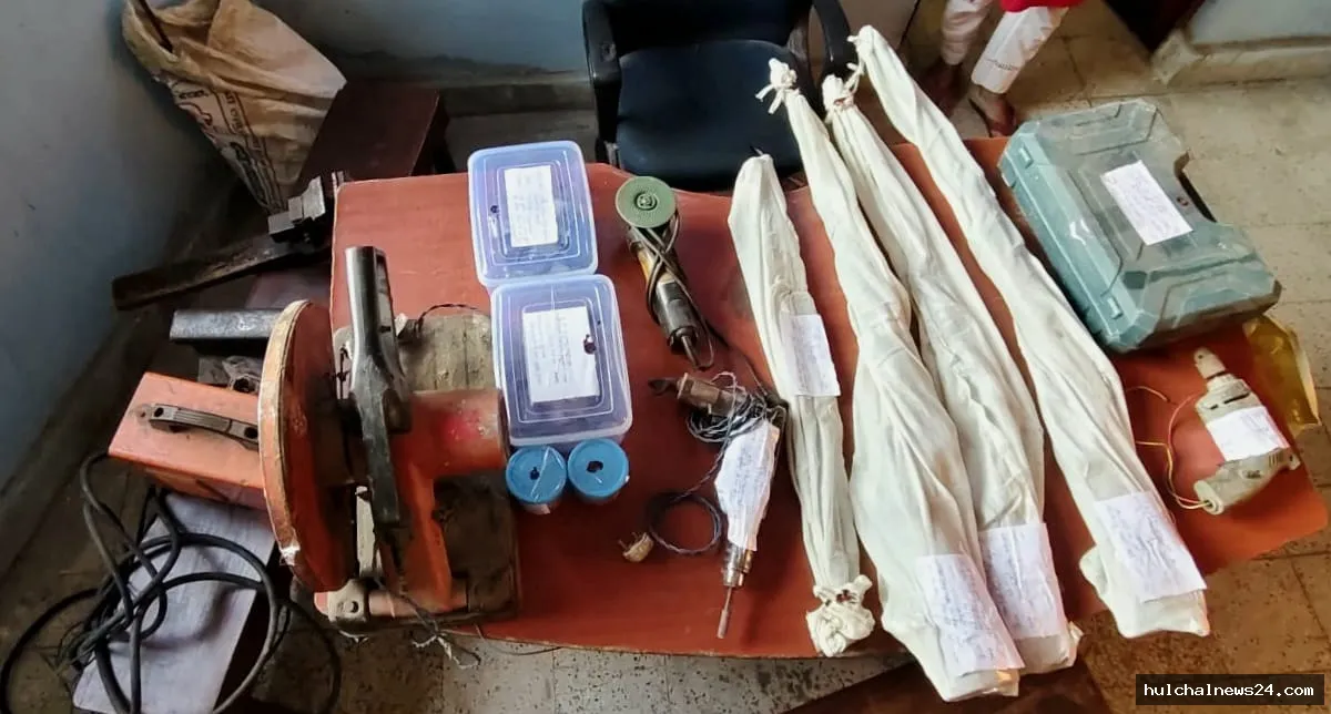 गया में मिनी गन फैक्ट्री का उद्भेदन ; हथियार बनाने के उपकरण बरामद, एक गिरफ्तार