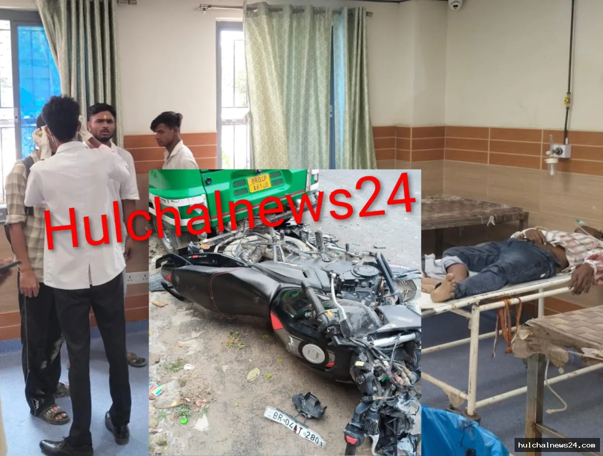 सीएनजी टेंपो व बाइक की जोरदार टक्कर में एक युवक की मौत ; तीन घायल