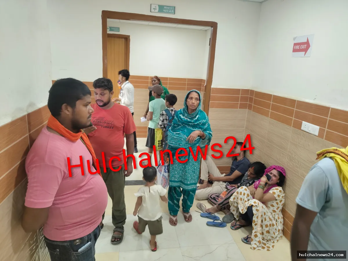 अज्ञात वाहन की चपेट में आने से बाइक सवार किसान की अस्पताल ले जाने के दौरान मौत ; परिवार में लगा रोना-पीटना