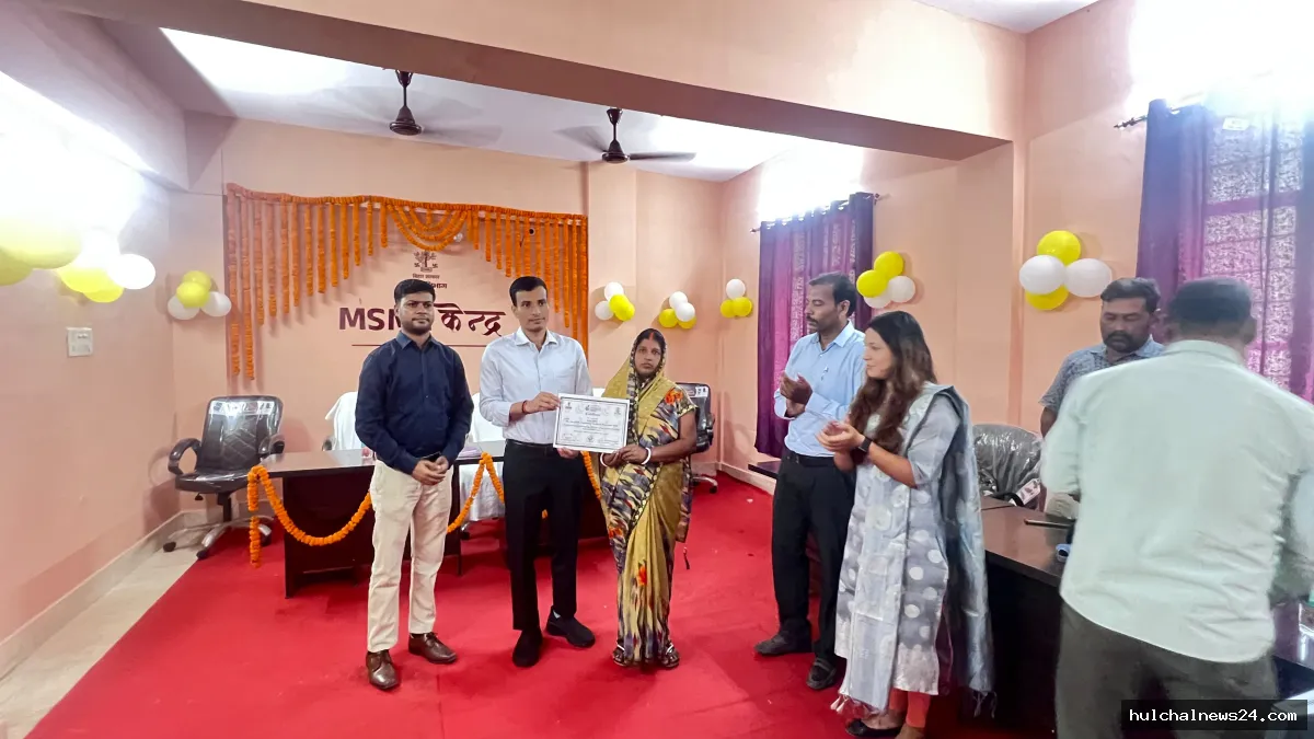 मुख्यमंत्री उद्यमी योजना कार्यक्रम व MSME केंद्रों का सम्राट चौधरी ने किया शुभारंभ
