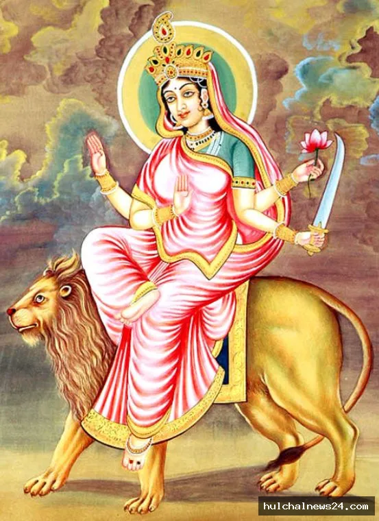 नवरात्रि के छठे दिन मां कात्यायनी की होती है पूजा-अर्चना ; जानिए पूजा विधि, कथा व आरती