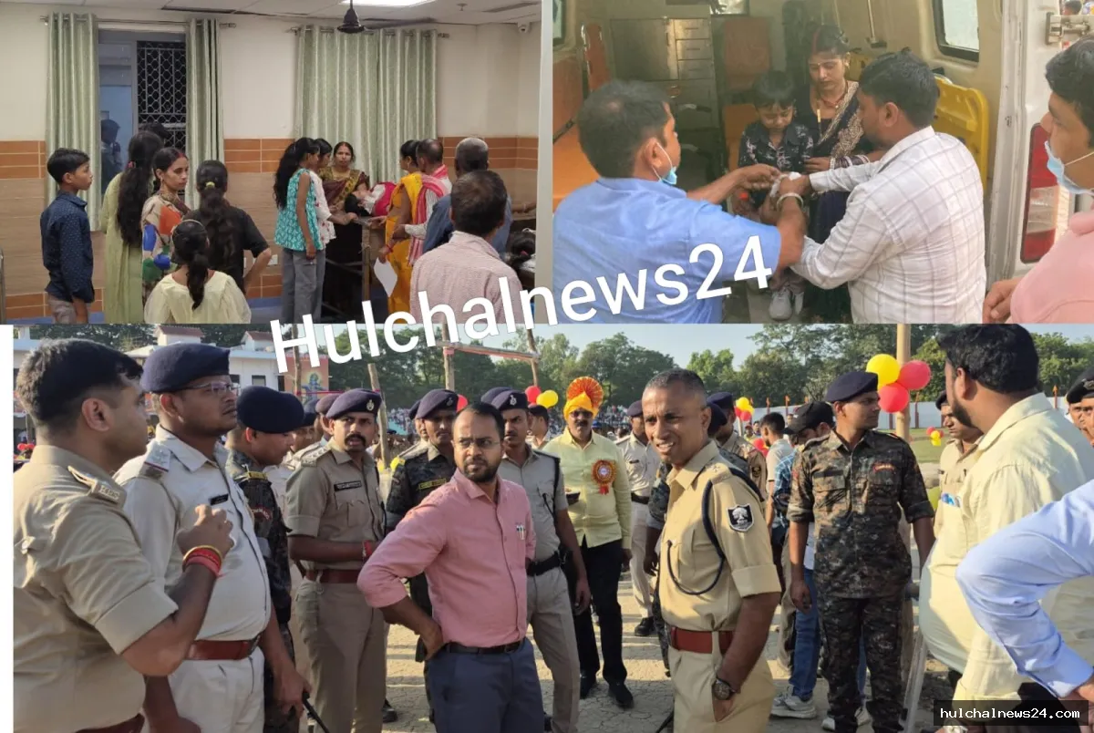 चाक-चौबंद व्यवस्था के बीच रावण दहन संपन्न ; मुस्तैद दिखी स्वास्थ्य विभाग की टीम ; आतिशबाजी से झुलसे बच्चों व महिलाओं को मिला उपचार