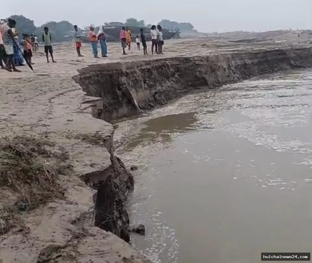 गंगा के कटाव से मिटने के कगार पर लोककवि भिखारी ठाकुर का गांव ; दियारा के कई गांवों पर अस्तित्व का संकट