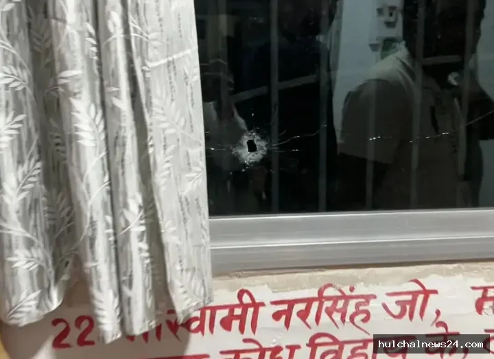 मठाधीश की हत्या को लेकर बाइक सवार बदमाशों ने की मठ पर फायरिंग