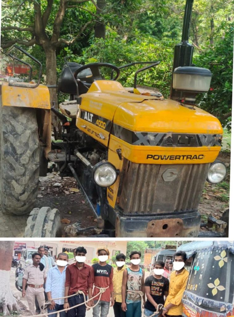 लूट कांड के लिए निकले 7 अपराधियों को पुलिस ने हथियार के साथ दबोचा ; गिरोह के अन्य अपराधियों की गिरफ्तारी के लिए पुलिस कर रही छापेमारी