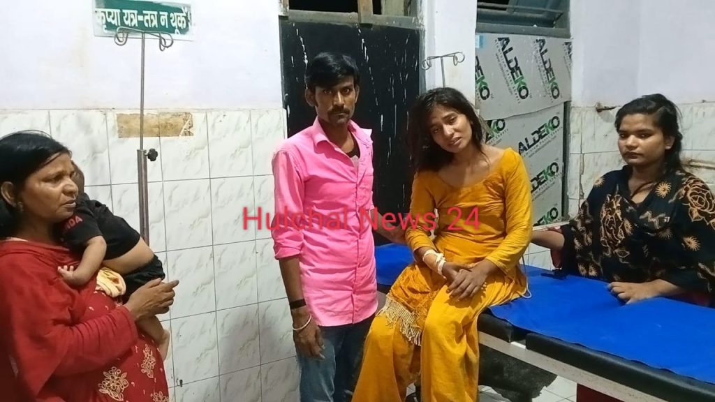 बिजली का तार खींचने के विवाद में महिला की लाठी डंडे से पिटाई के बाद चाकू से वार कर किया जख्मी