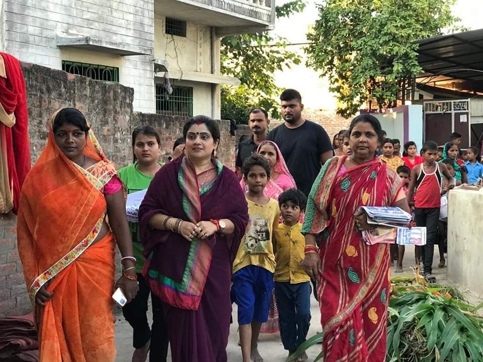 छपरा नगर निगम की जनता मांग रही बदलाव : राखी गुप्ता