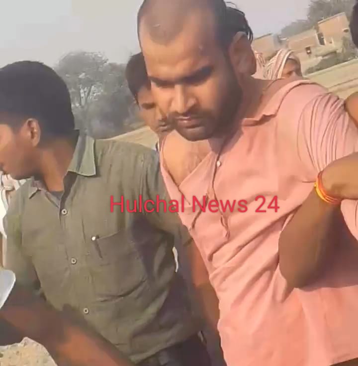 अपराधियों ने दिनदहाड़े हथियार के बल पर दवा कंपनी के एमआर से 36 हजार की लूट ; ग्रामीणों ने एक अपराधी को दबोचा ; दो फरार