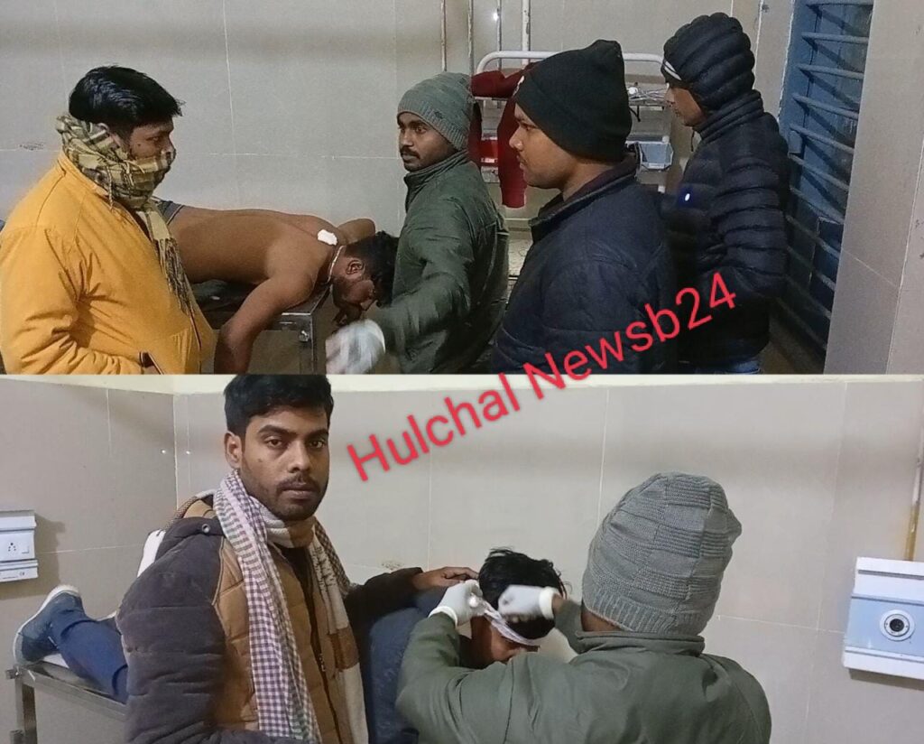 खैरा में दो पक्षों के विवाद में चाकूबाजी, दो युवक जख्मी