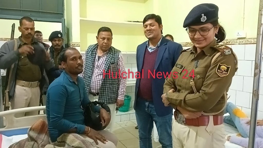 इंटरमीडिएट परीक्षा सेंटर द्वारा महिला पुलिस ने छात्रा को जड़ा थप्पड़ तो एक छात्रा हो गई बेहोश ; सदर अस्पताल में चल रहा इलाज