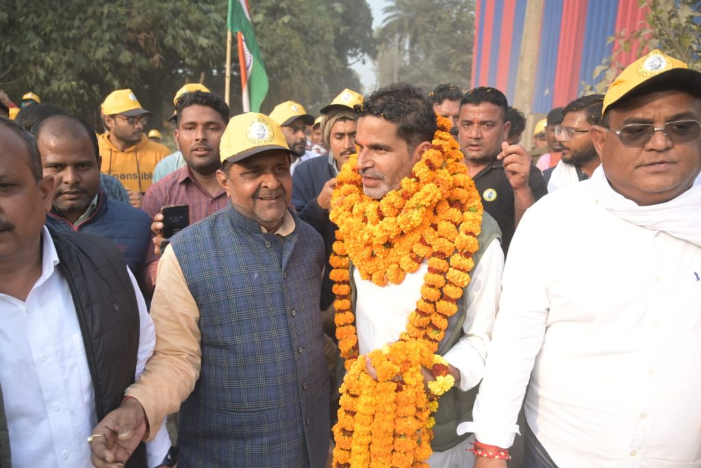 जन सुराज पदयात्रा के 127वें दिन प्रशांत किशोर पहुंचे सिवान व गोपालगंज