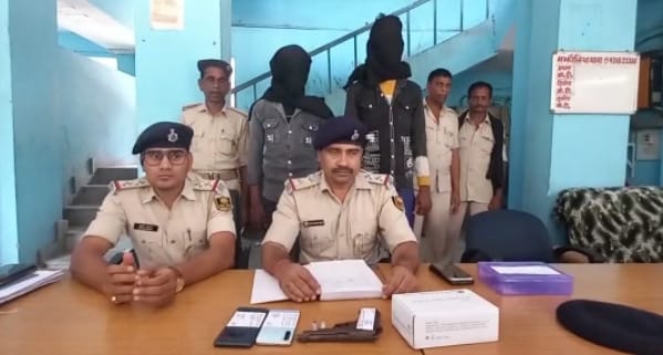 अपराध की योजना बना रहे दो अपराधी पिस्टल व गोली के साथ गिरफ्तार