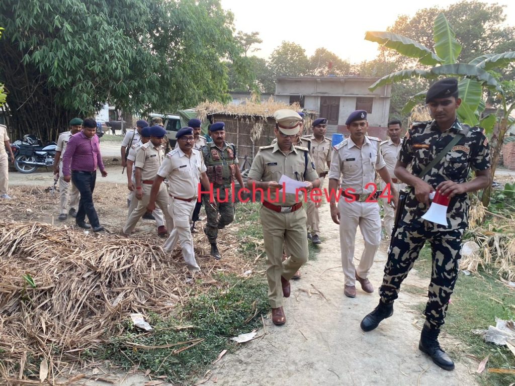 गोपालगंज के टॉप 10 कुख्यात अपराधी को गिरफ्तार करने के लिए एसपी ने स्वयं टीम के साथ की छापेमारी