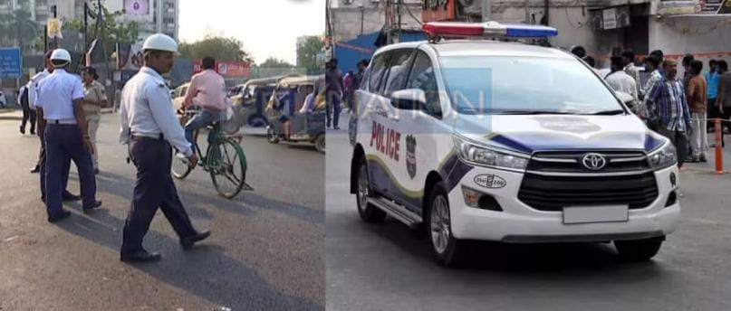 पटना में ट्रैफिक विभाग के एडीजी की गाड़ी का उनके ही विभाग ने काटा चालान ; जाने वजह कि विभाग को क्यों काटना पर चालान