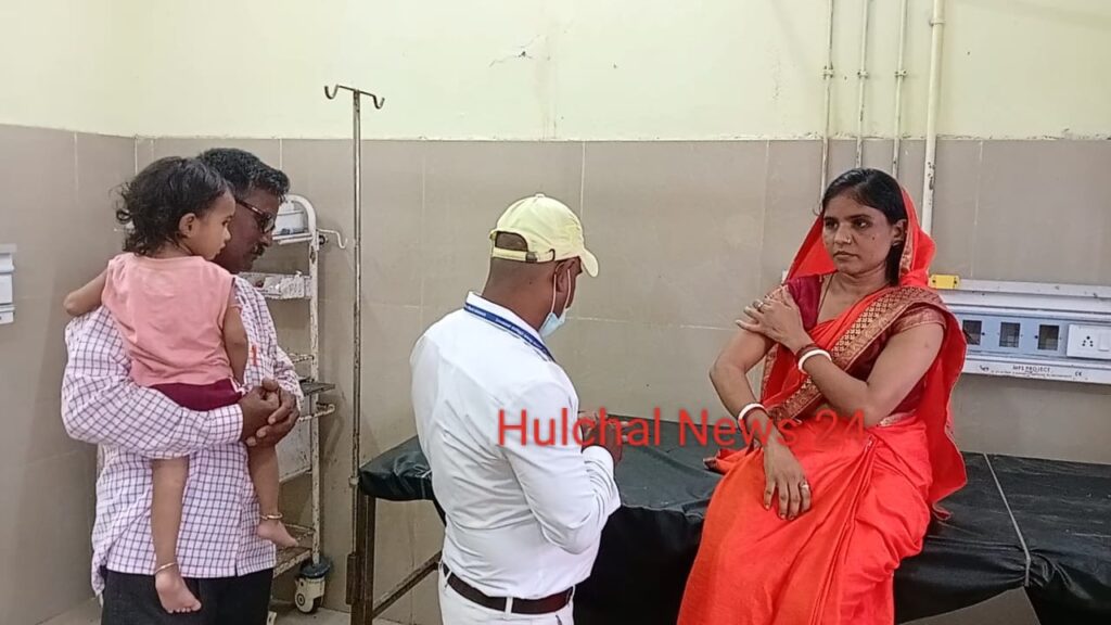 दहेज के लिए पत्नी की ह’त्या का प्रयास ; बचकर पिता के साथ पहुंची अस्पताल