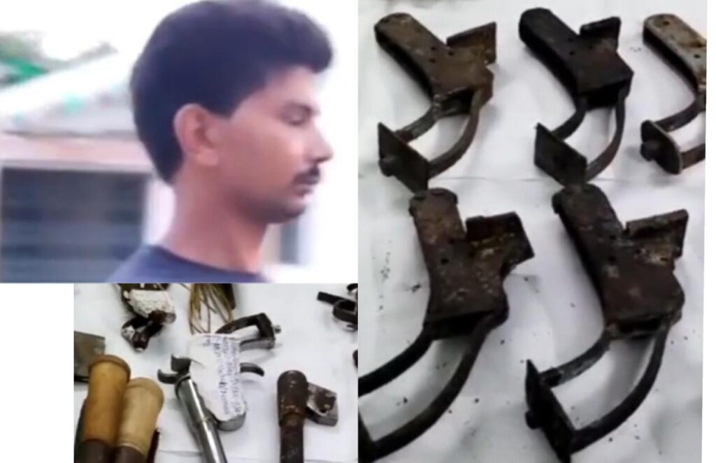 जेल से छूटकर आने के बाद घर में बना रखा था मिनी ग’न फैक्ट्री ; पुलिस ने फैक्ट्री का उद्भेदन कर किया गि’रफ्तार