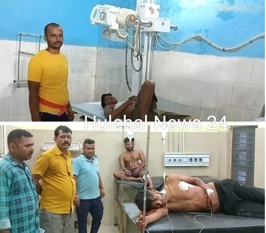 मसूरिया काट कर लौट रहे तीन भाइयों को चा’कू घों’प किया गं’भीर, भर्ती
