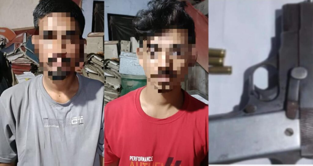 दो कु’ख्यात अ’पराधियों को पुलिस ने दो देसी पि’स्टल एवं तीन जिंदा का’रतूस के साथ किया गि’रफ्तार