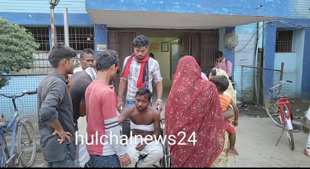 दो साइकिल की टक्कर में चाकू’बाजी ; एक युवक गंभीर