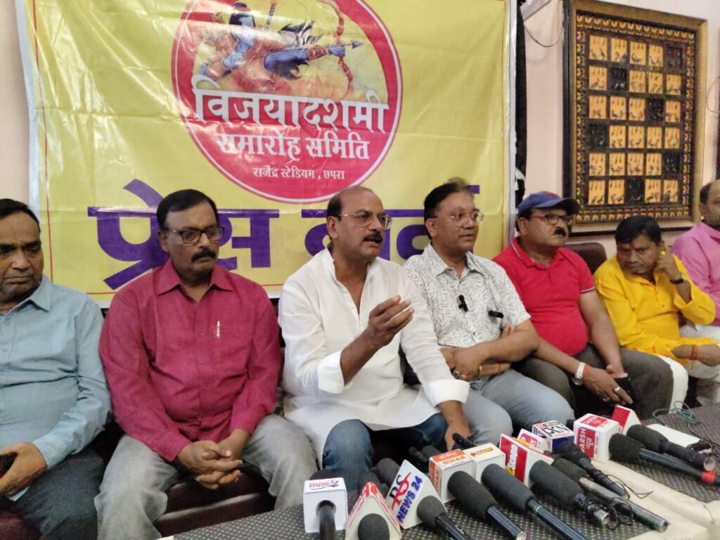 विजयादशमी के दिन राजेंद्र स्टेडियम में जलेगा 55 फ़ीट का रावण और 50 फ़ीट का मेघनाथ