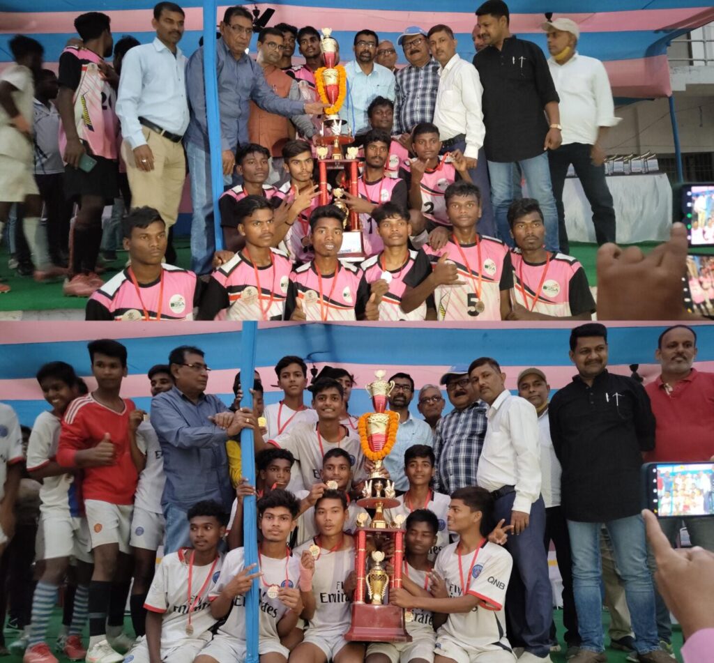 फुटबॉल मुकाबले में अंडर 17 में बांका ने पश्चिमी चंपारण को तो अंडर 14 में एकलव्य टीम ने बांका को हराया ; खेल मंत्री ने विजेताओं को किया पुरस्कृत