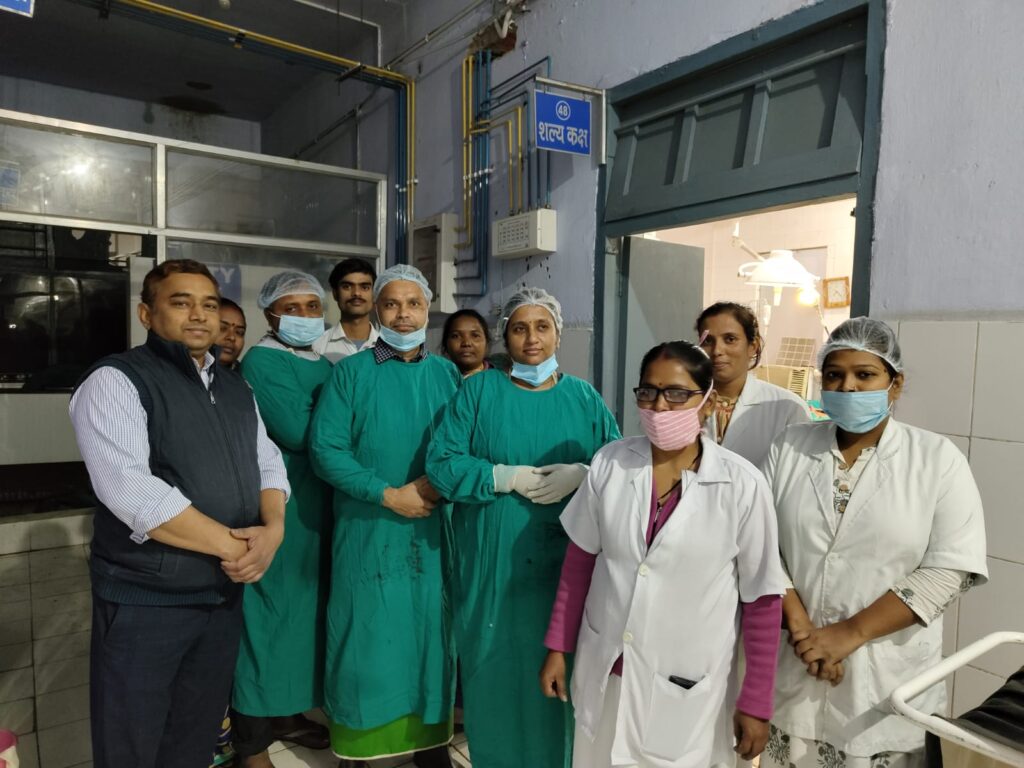 छपरा सदर अस्पताल में सिजेरियन प्रसव का टूटा रिकॉर्ड ; एक दिन में 10 महिलाओं का ऑपरेशन कर कराया गया प्रसव