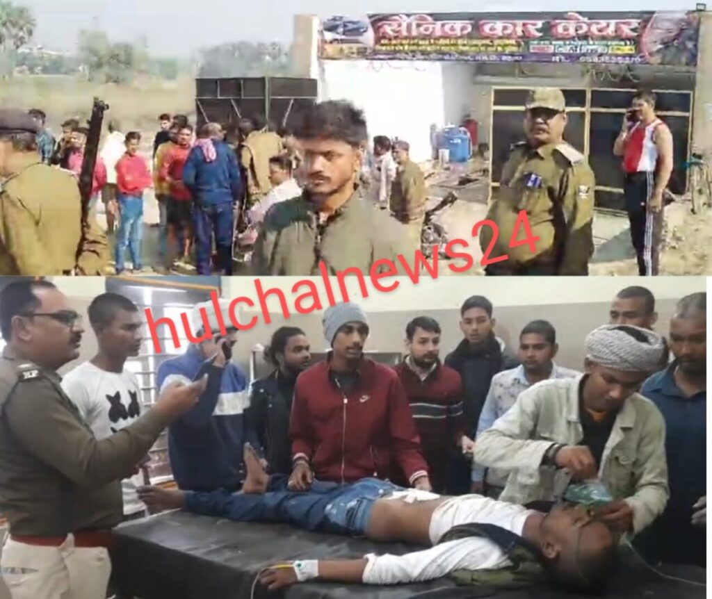 तीन बा’उंसर समेत चार बॉ’डीगार्ड लेकर चलता रहा था उत्सव ; कार सर्विसिंग के दौरान अ’पराधियों ने मा’री तीन गो’ली, रेफर