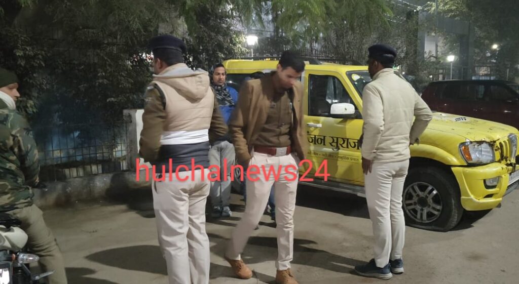 जनसुराज के वाहन की ट’क्कर से एक व्यक्ति की स्थिति गं’भीर ; पीएमसीएच रेफर
