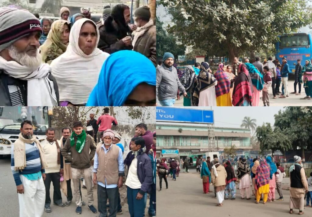 सिटी स्टेशन पर अजमेर के ज़ायरीन की रात दिन हो रही आमद ; दरगाह पर हाज़िरी देकर हो रहे रवाना