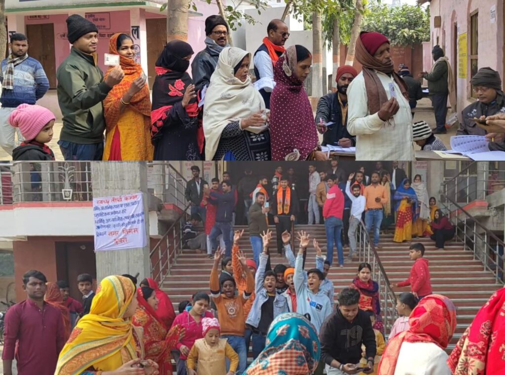 मेयर चुनाव पर भारी पड़ा आस्था ; छपरा नगर निगम मेयर उपचुनाव में पड़े मात्र 38.62% वोट