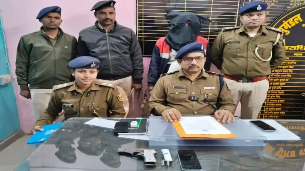लू’ट की वा’रदात को अंजाम देने के लिए पटना से समस्तीपुर पहुंचे थे लु’टेरे ; पि’स्टल के साथ एक गिरफ्तार