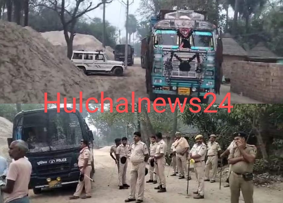 अ’वैध बालु कारोबारियों के विरुद्ध सारण पुलिस ने की बड़ी कार्रवाई ; 32 वाहन जब्त, 11 गिरफ्तार, वसूला गया ₹69.3 लाख का जुर्माना