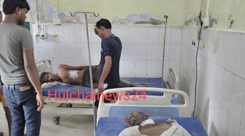 भूमि विवाद में भाई बना भाई का दुश्मन गले पर कर दिया धारदार हथियार से प्रहार ; दोनों पक्षों से दर्जन भर गंभीर