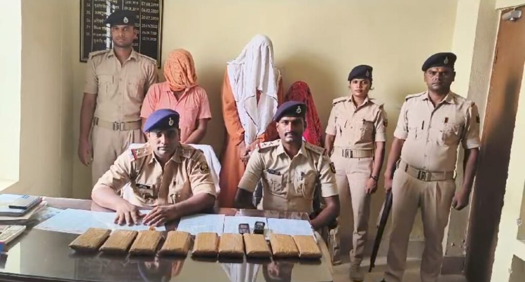 2 करोड़ के चरस के साथ महिला समेत तीन तस्कर गिरफ्तार
