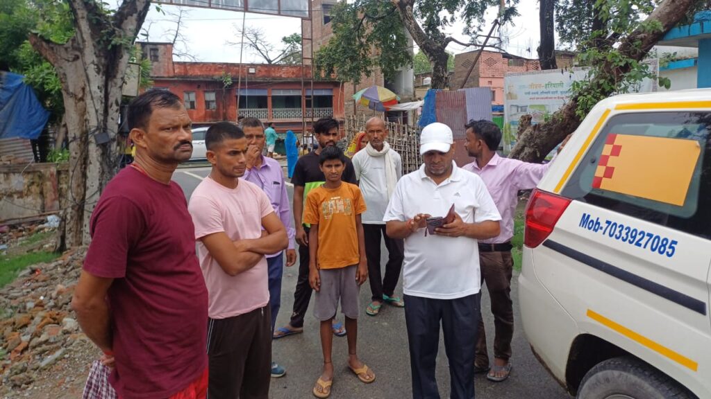 आकाशीय बिजली गिरने से महिला की मौत के बाद परिजनों में मातम