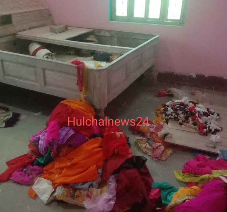 बंद घर का ताला तोड़ चोरों ने आभूषण समेत हजारों का सामान किया गायब ; लगातार हो रही चोरी की घटनाओं से लोगों में दहशत