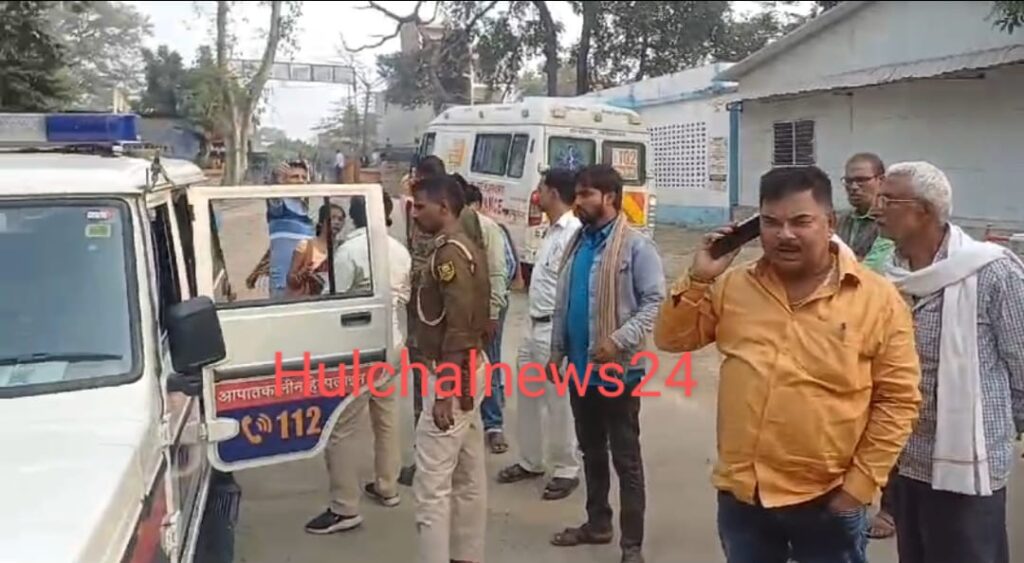 हाईवा की टक्कर से बाइक सवार एक युवक की मौत ; दूसरा गंभीर