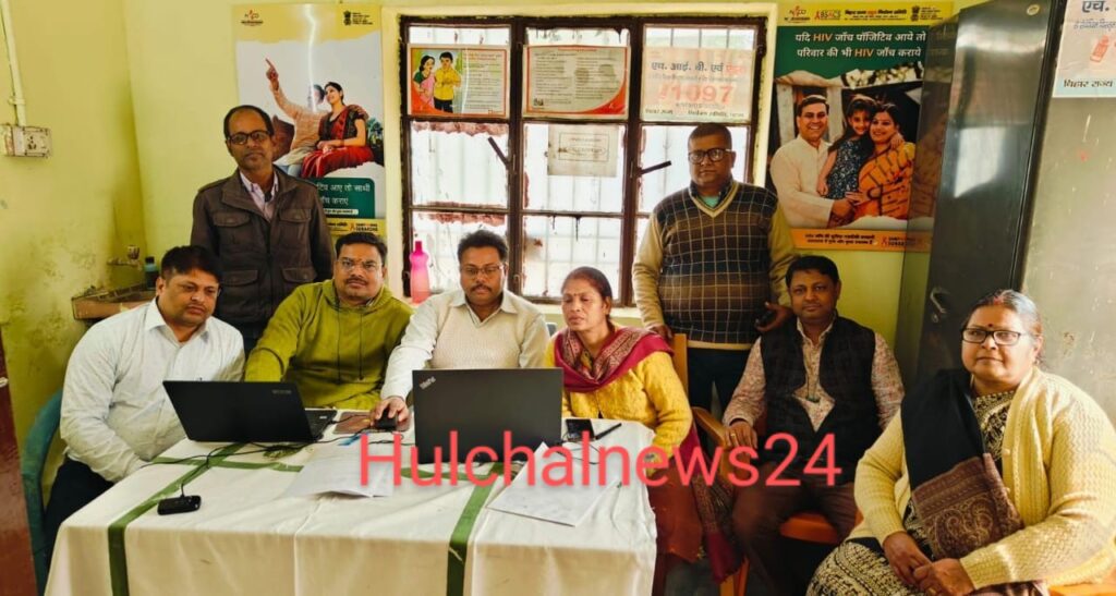 NACO की टीम ने छपरा सदर अस्पताल स्थित एड्स विभाग का किया निरीक्षण ; दिए गए आवश्यक दिशा-निर्देश