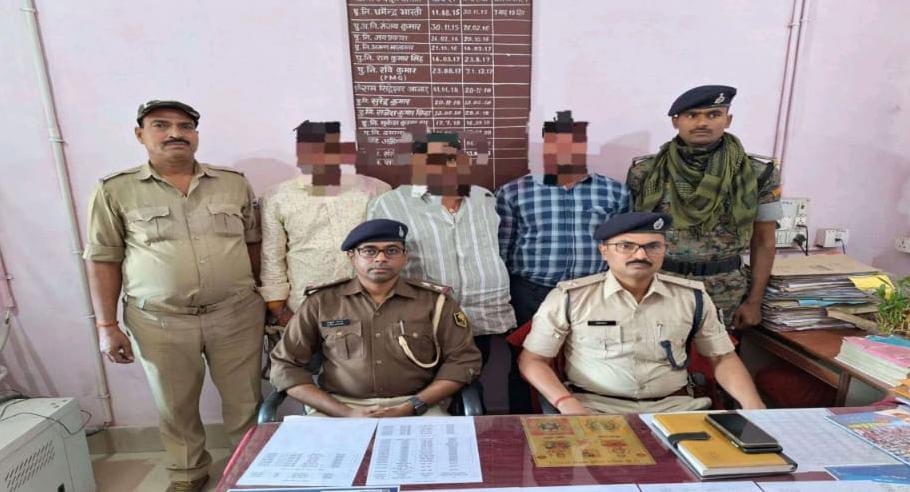 पुलिस पर हमला करने वाले तीन अभियुक्तों को गिरफ्तार कर भेजा गया जेल