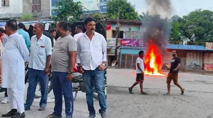 ट्रिपल मर्डर से दहला सिवान, सड़क जाम ; दो को तलवार से काटा तो एक को गोली मार मौत के घाट उतारा