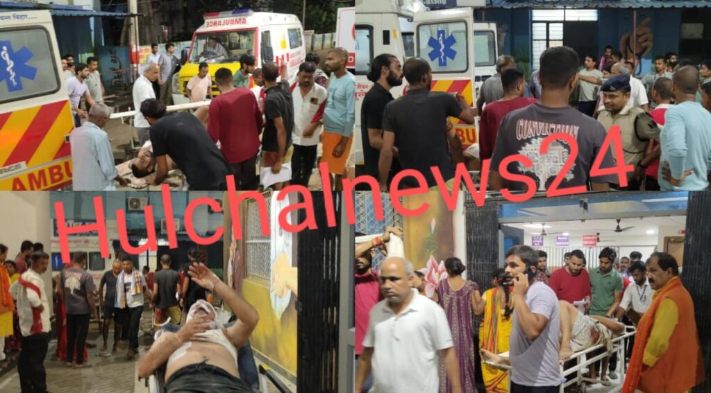 रास्ते के विवाद में शिक्षा विभाग के एक कर्मी की चाकू गोद कर हत्या ; एक ही परिवार के छह लोग पटना रेफर