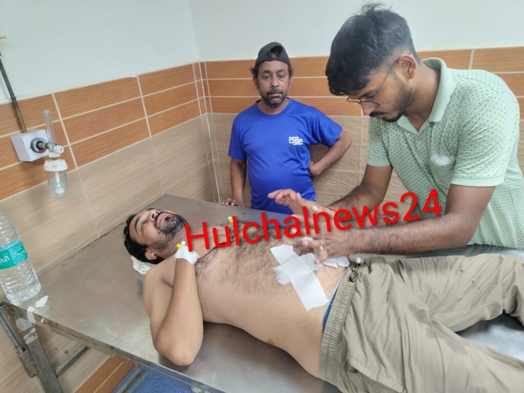 भूमि विवाद को लेकर बदमाशों ने युवक पर चाकू से किया ताबड़तोड़ वार, जख्मी ; केस उठाने की दी धमकी