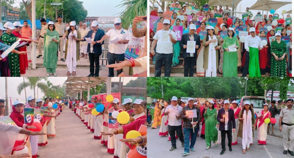 नारायणी किनारे गूंजा लोकतंत्र का संदेश ; नजर आया “मतदान महोत्सव” जैसा दृश्य