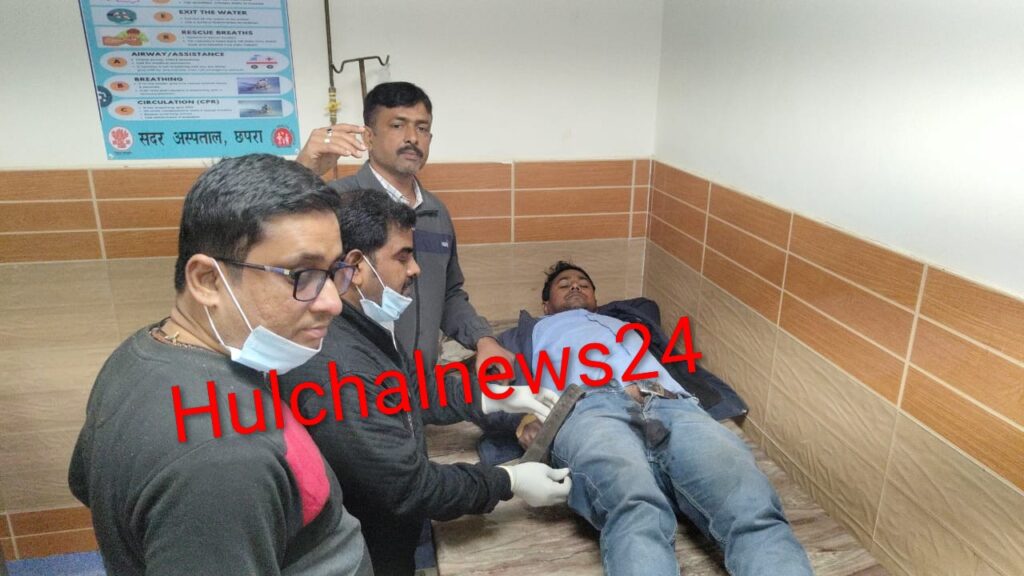 शाम होते-होते बेखौफ अपराधियों ने लूट के दौरान एक व्यवसायी को मारी गोली ; गंभीर स्थिति में रेफर