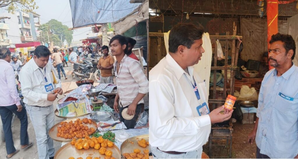 हरिहर क्षेत्र सोनपुर मेला में बिकने वाले जलेबी व पकौड़ों का भी फूड इंस्पेक्टर ने किया निरीक्षण ; सैंपल कलेक्ट कर भेजा गया लैब