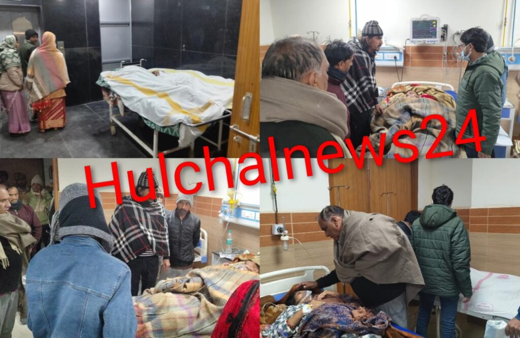 तीन मासूम समेत चार लोगों की दम घुटने से मौत ; बंद कमरे में अंगीठी की आग बनी मौत का कारण ; चार की स्थिति गंभीर