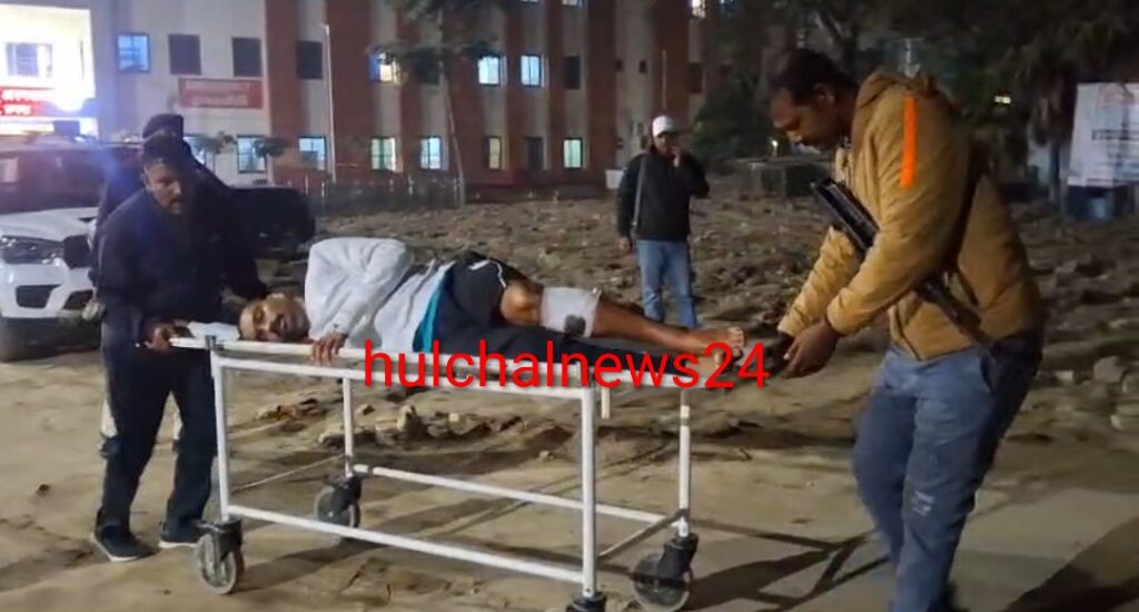 पुलिस ने किया एनकाउंटर ; पैर में गोली मार किया गिरफ्तार ; पुलिस लाइन के समीप गैंगवार में हुई थी हत्या