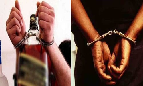 गुड़ के कार्टन में छिपी शराब की बड़ी खेप बरामद ; 927.720 लीटर विदेशी शराब जब्त, दो तस्कर गिरफ्तार